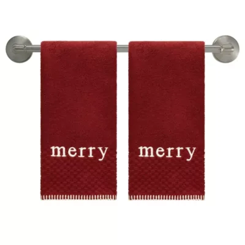 Merry 2-Pack Hand Towel Set