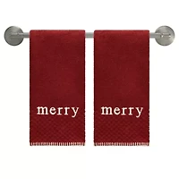 Merry 2-Pack Hand Towel Set