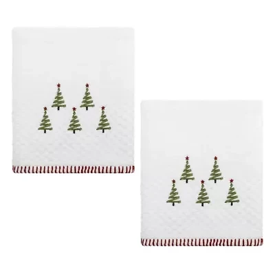 Ribbon Tree 2-Pack Hand Towel Set