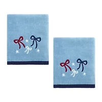Sweet America 2-Pack Hand Towel Set