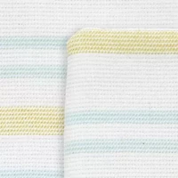Clubhouse Stripe Aqua 2pc. Bath Towel