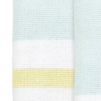 Clubhouse Stripe Aqua 3pc. Towel Set