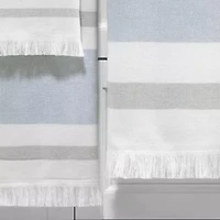 Clubhouse Stripe Blue 3pc. Towel Set