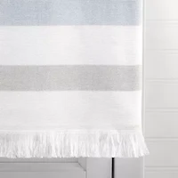 Clubhouse Stripe Blue 3pc. Towel Set