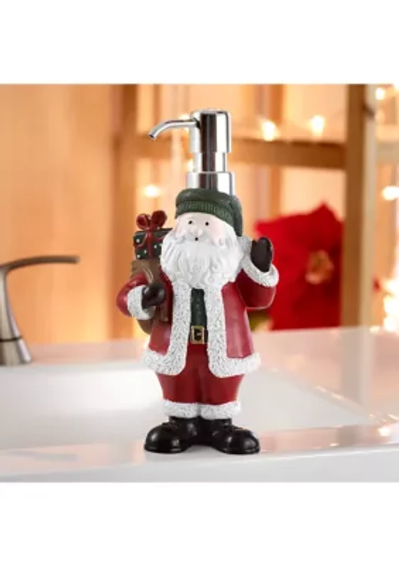 Waving Santa Lotion Pump
