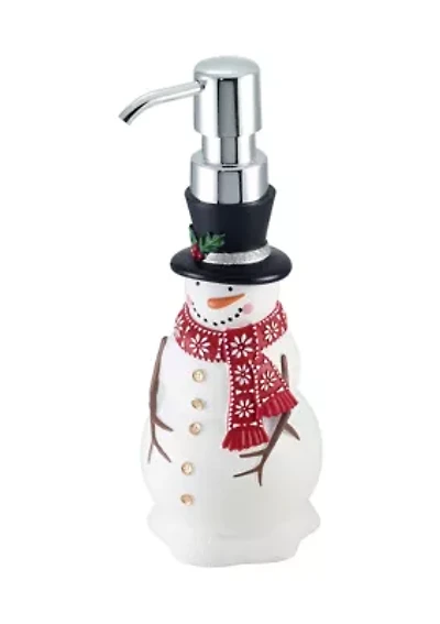 Snowman with Scarf Lotion Pump