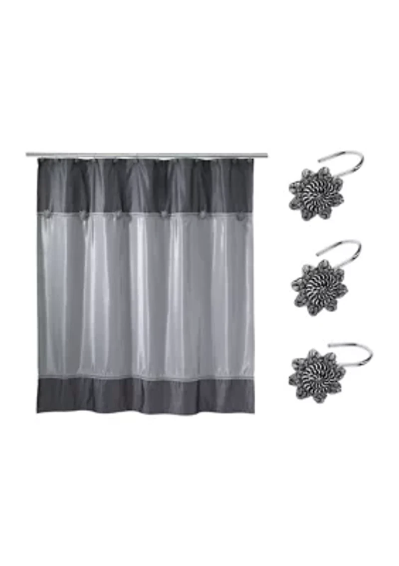 Braided Medallion Shower Curtain Hooks