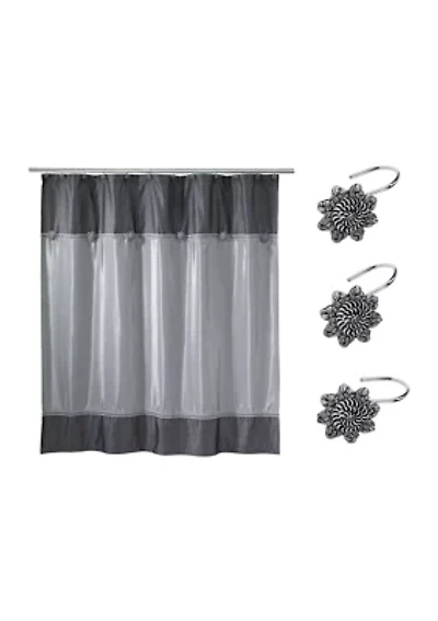 Braided Medallion Shower Curtain Hooks
