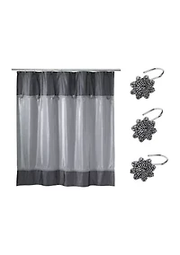 Braided Medallion Shower Curtain Hooks