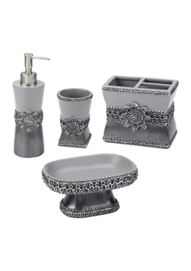 Braided Medallion Bath Accessories Set