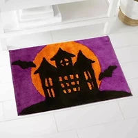 Spooky House Bath Rug