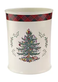 Tree Tartan Wastebasket