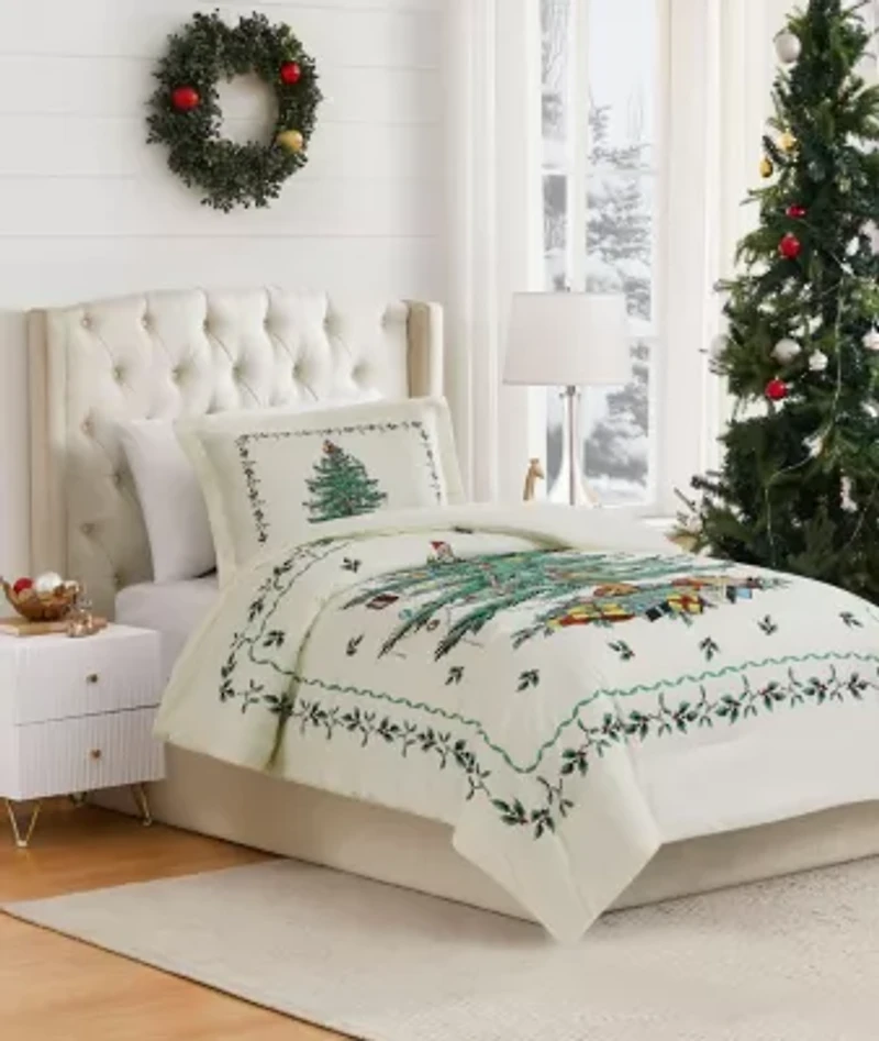Christmas Tree Comforter Set