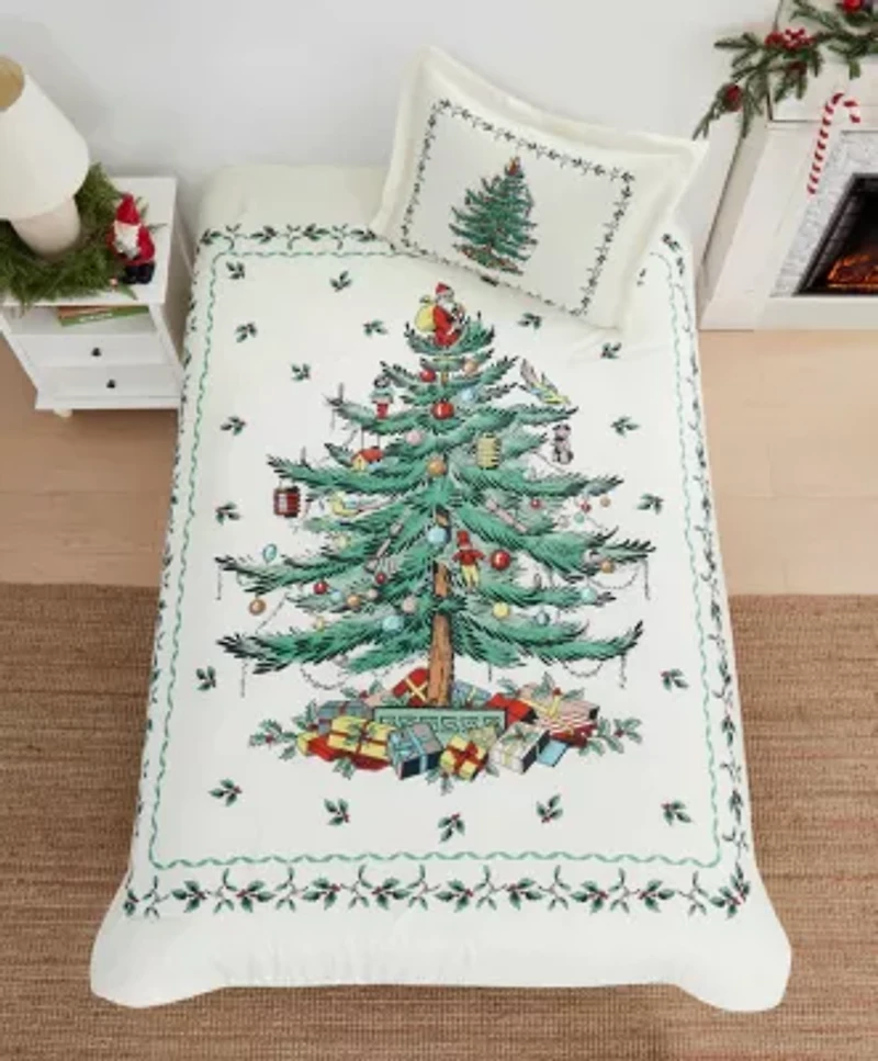 Christmas Tree Comforter Set