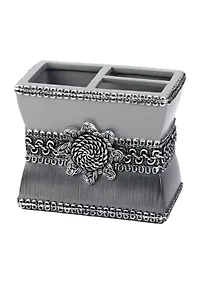 Braided Medallion Toothbrush Holder