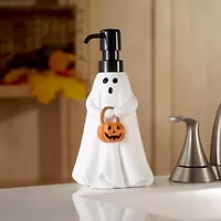 White Ghost Halloween Lotion Dispenser