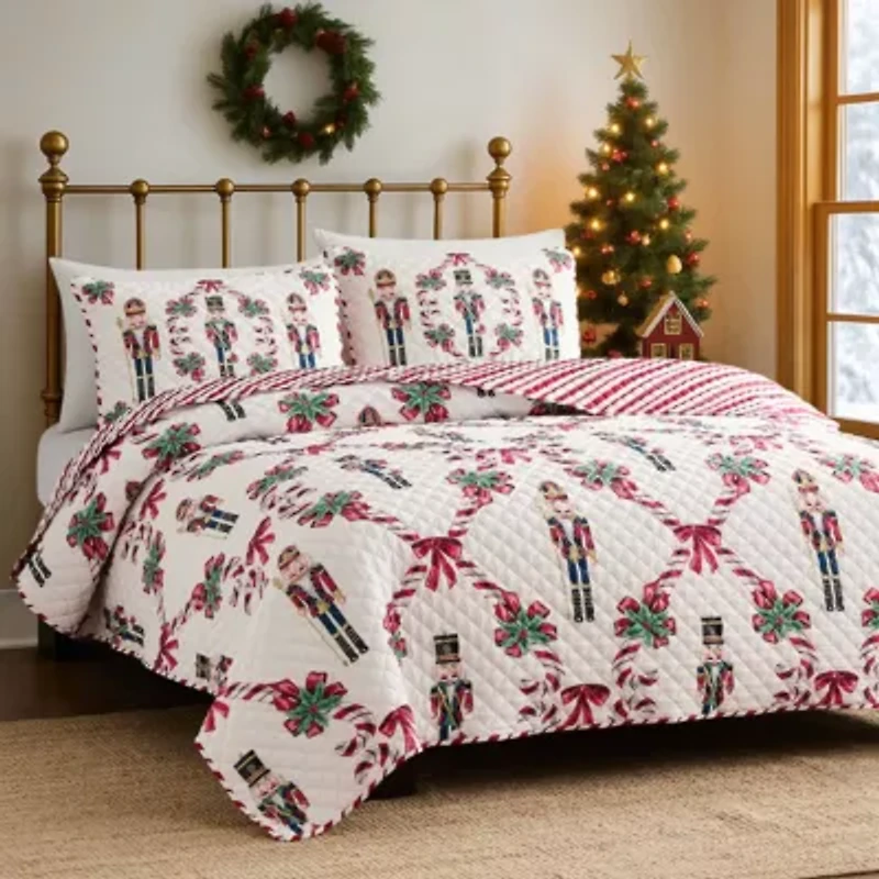 Nutcracker Full/Queen Quilt Set