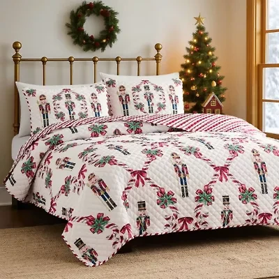 Nutcracker Full/Queen Quilt Set