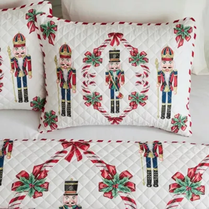 Nutcracker Full/Queen Quilt Set