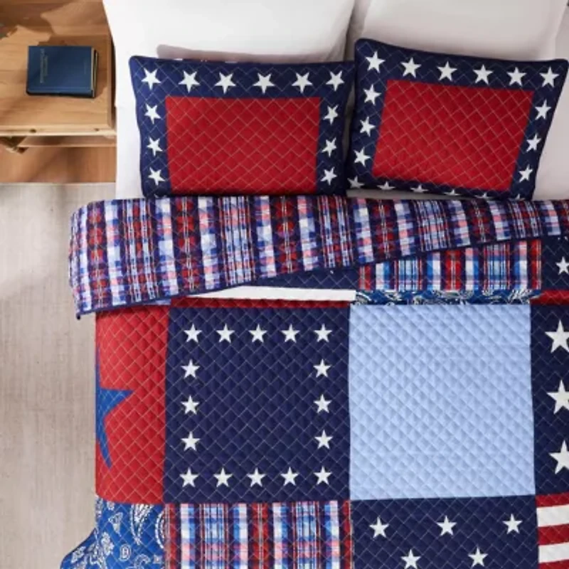 Americana Reversible Quilt Set