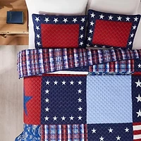 Americana Reversible Quilt Set