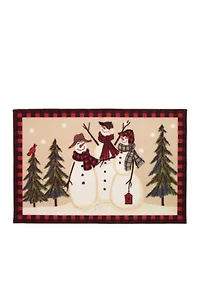 Snowmen Gathering Rug