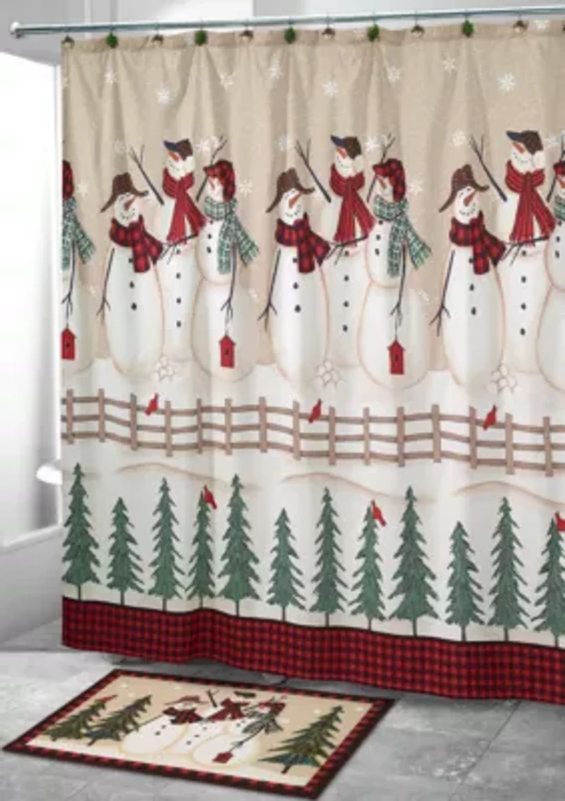 Snowmen Gathering Rug