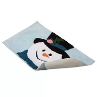 Blue Snowman Rug