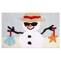 Avanti Beach Snowman Rug