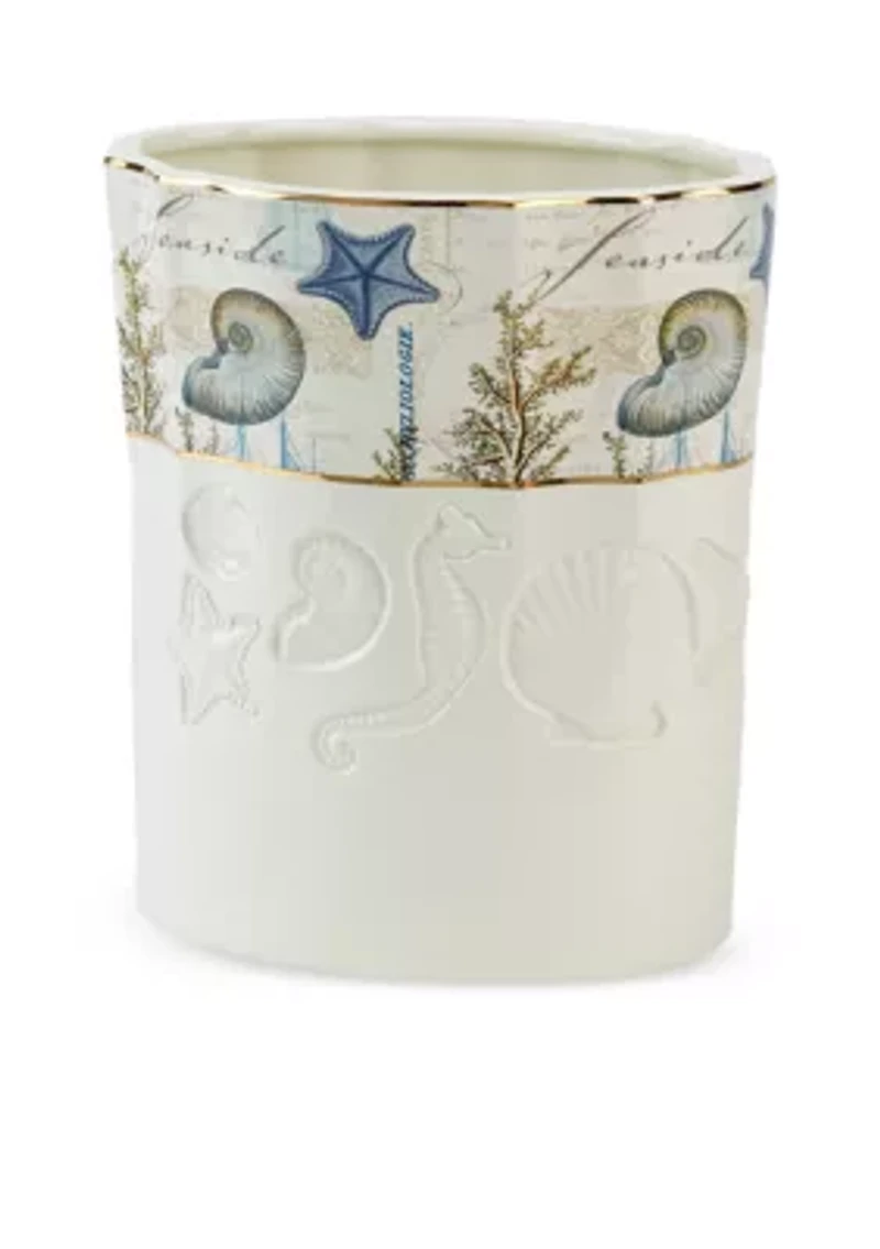 Antigua Wastebasket