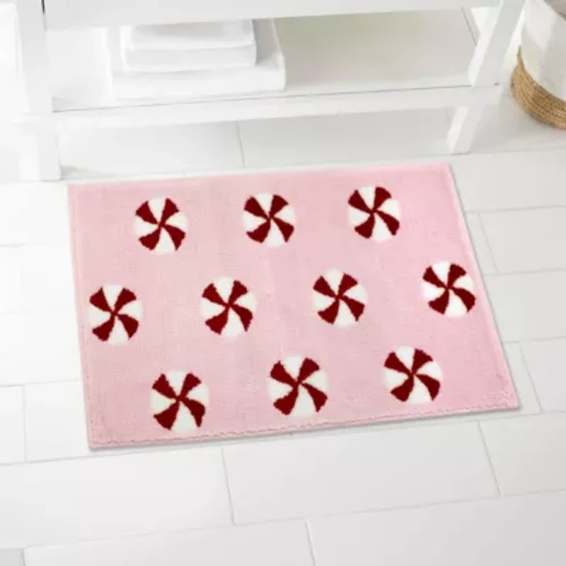 Peppermint Candy Pink Rug