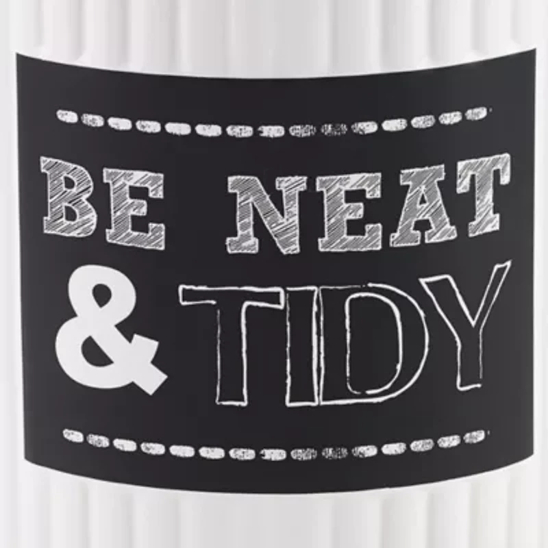 Chalk it Up Wastebasket 7.87-in. x 7.87-in. x 9.82-in.