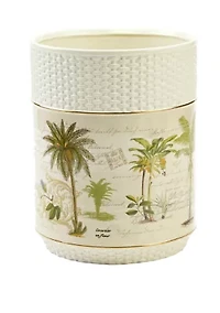 Colony Palm Wastebasket