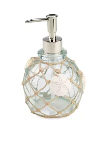 Sea Glass Lotion Dispenser 4.3-in. x 4.3-in. x 6.7-in.