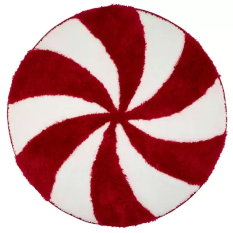 Peppermint Candy Bath Rug