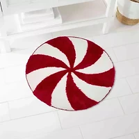 Peppermint Candy Bath Rug