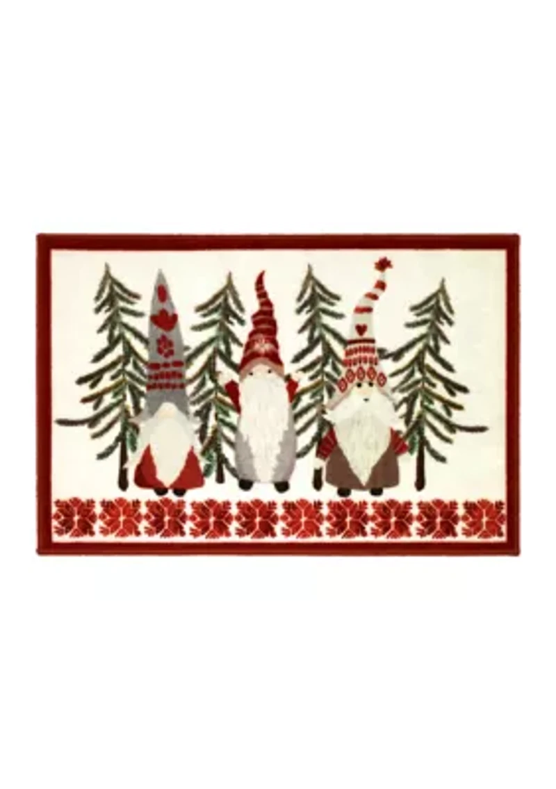 Avanti Christmas Gnomes Rug