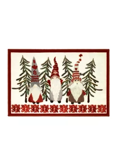 Avanti Christmas Gnomes Rug