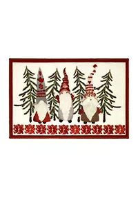 Avanti Christmas Gnomes Rug