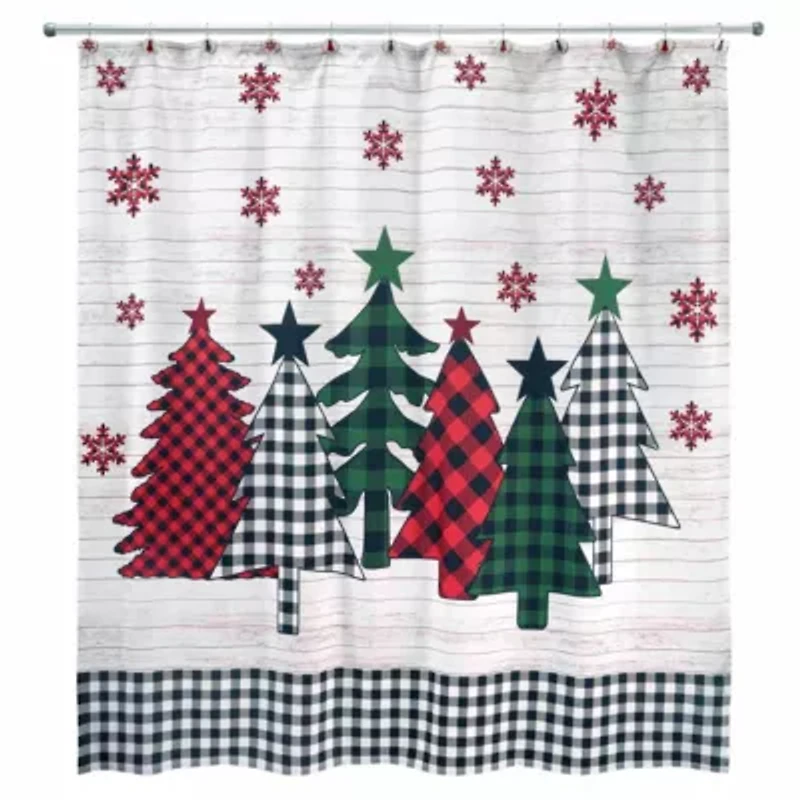 Tis the Season Shower Curtain and Hook Set