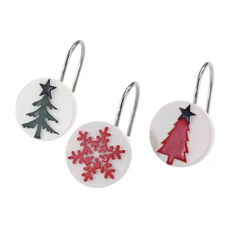 Tis the Season Shower Curtain and Hook Set