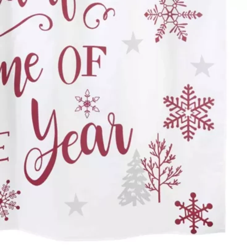 Sparkle Shower Curtain and Hook Set