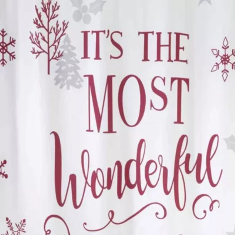 Sparkle Shower Curtain and Hook Set