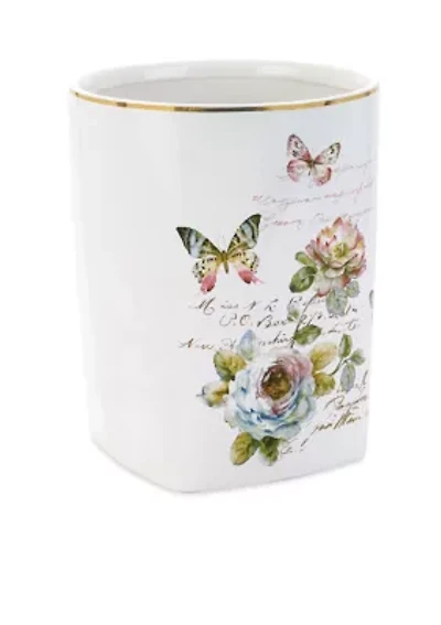 Butterfly Garden Wastebasket