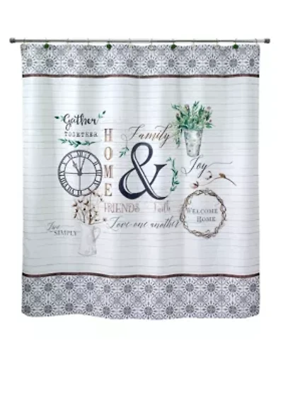 Modern Farmhouse Shower Curtain