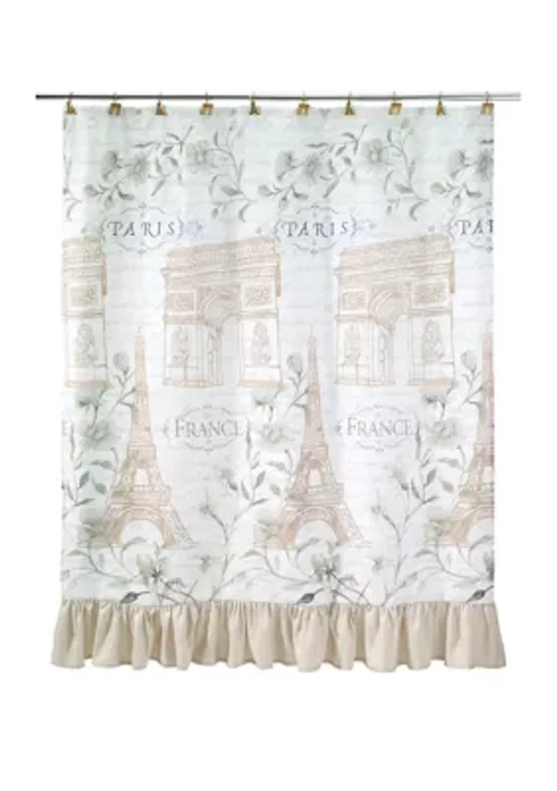 72 in x 72 in Paris Botanique Shower Curtain