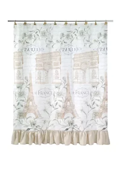 72 in x 72 in Paris Botanique Shower Curtain