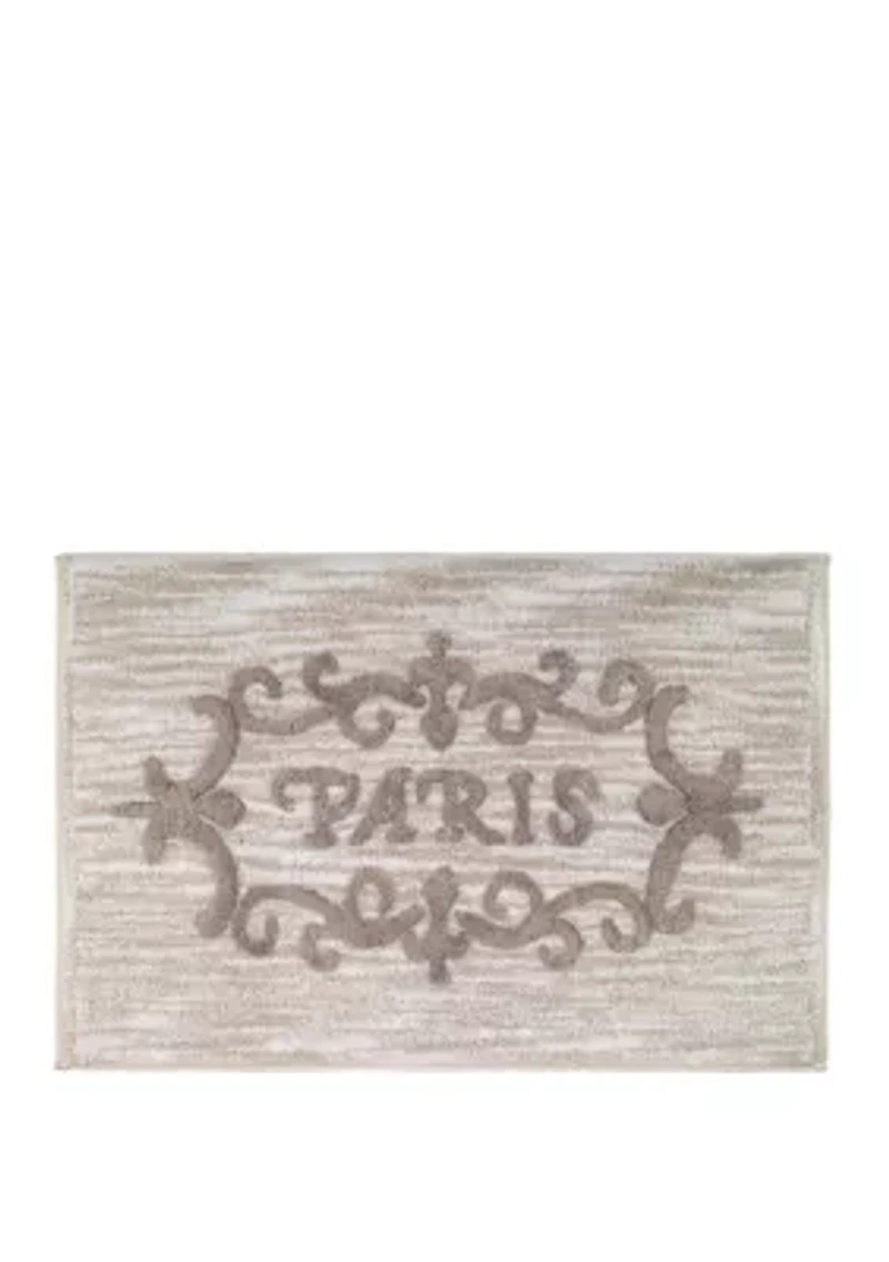 20 in x 30 in Paris Botanique Bath Rug