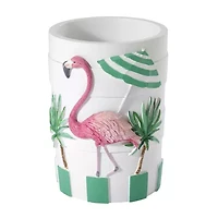 Flamingo Paradise 4pc Bath Accessory Set