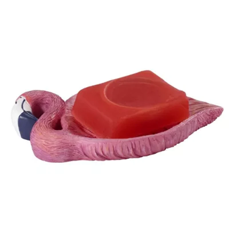 Flamingo Paradise 4pc Bath Accessory Set